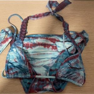 Lucky Brand Tie Dye Bikini Size M